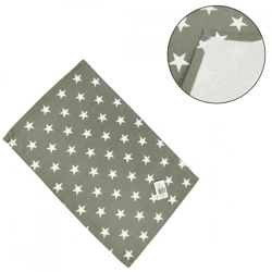 Placemat Star cotton gray 48 cm