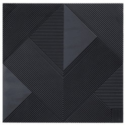 PTMD Wandpaneel Belinda schwarz 120 x 120 cm