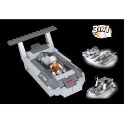 Sluban M38-B0537D - Landings Craft 3IN1
