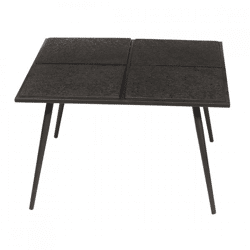 Beistelltisch Liquid Metall schwarz 70 cm