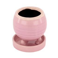 Blumentopf Duo rosa 9 cm