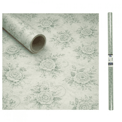 Horn Geschenkpapier Blumen grün 200 x 70 cm