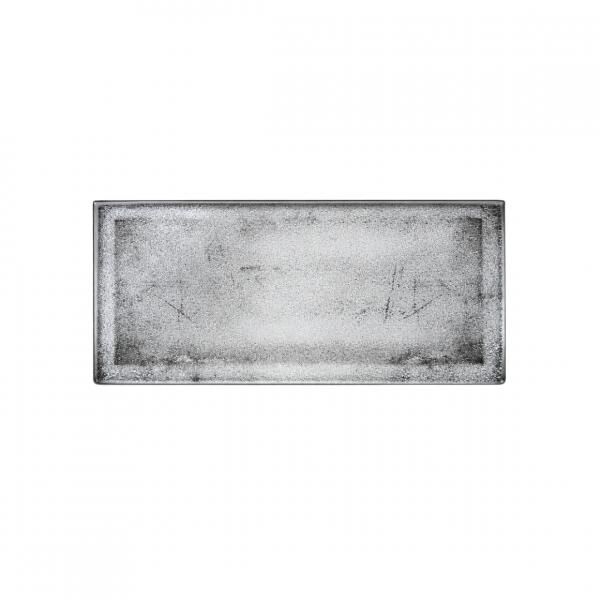 PTMD Exklusive Fliese Glas grau/silber 7,5 x 15 cm 88 Stück
