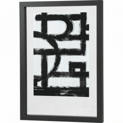 WOOOD Fotorahmen Blake schwarz 44 x 64 cm