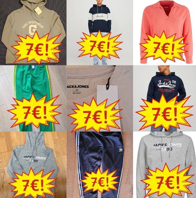 6,90€ Winter Markenbekleidung Mix A/B Nike Adidas Tommy Hilfiger Calvin Klein Kundenretouren aus Deutschland Boxware