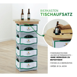 Bierkasten Tischaufsatz, ca. 60cmD