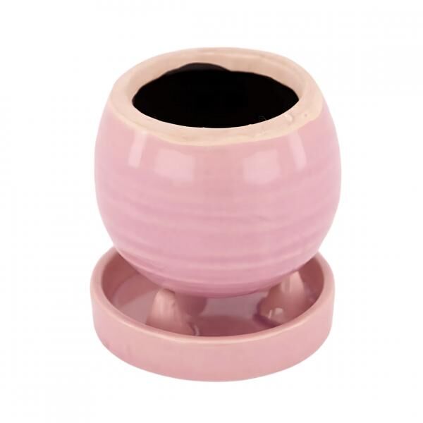 Blumentopf Duo rosa 9 cm