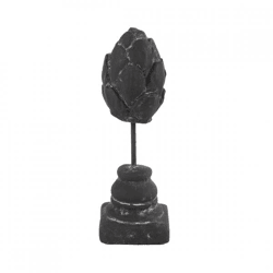 Countryfield statue artichoke Joppe S black 23.5 cm
