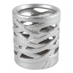 Countryfield Teelichthalter Redmon M silber 12,5 cm