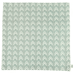 Fair Trade Kissenbezug Graphic grün 45 x 45 cm