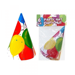 Partyhut Ballon 6 Stück