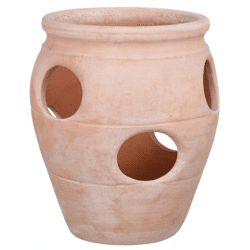 Mica strawberry flower pot terracotta 31 cm