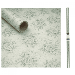 Horn Geschenkpapier Blumen grün 200 x 70 cm