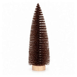 House of Seasons Weihnachtsbaum Glitter braun 32 cm