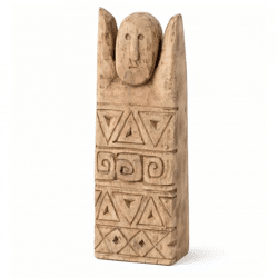 J-Line Statue Primitive Happy Holz 46 cm