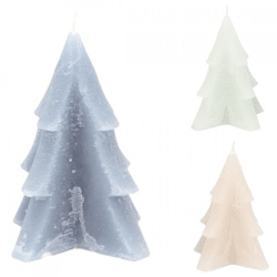 Kerze Weihnachtsbaum Frosty 15 cm sortiert