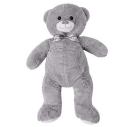 Knuffel beer XXL grijs 150 cm