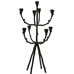 Light & Living candlestick Ranica black 63,5 cm