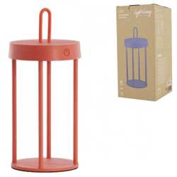 Light & Living Tischleuchte Isalo LED wiederaufladbar terra 28 cm