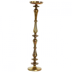 Light and Living candlestick Yahvi gold oil effect 50 cm