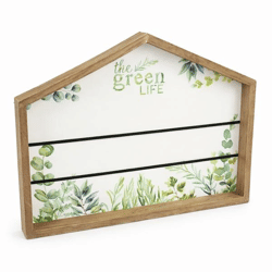 Memo Board Kartenhalter Haus Green Life 32 cm