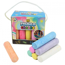 Pflasterkreide Jumbo 9,5 cm 15 Stück