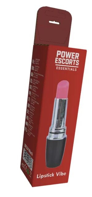Power Escorts - BR334 Black Lipstick Vibe – Discreet Lipstick Vibrator | Compact & Powerful