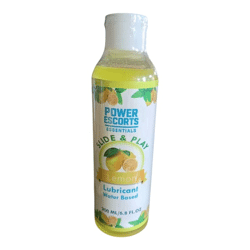 Power Escorts - DR09 - Lemon Water-Based Lubricant 200ml – Slide & Play Personal Lube