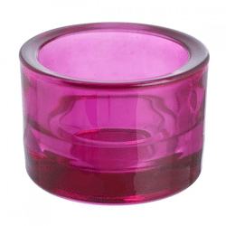(R) Spaas tea light holder pink 8.5 cm