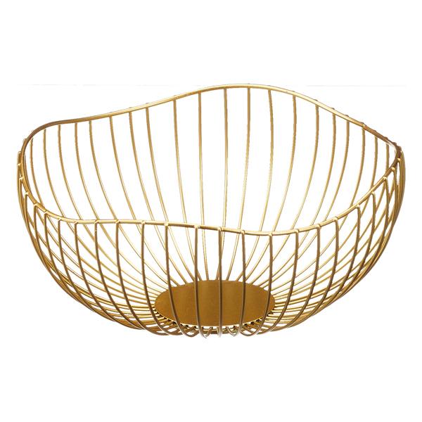 Schale wave, gold, ca. 25cmD