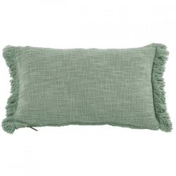 Tiseco Kissen Baumwolle Slub Solid chinois grün 30 x 50 cm