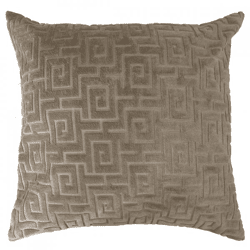 Tiseco Kissen Griechisch taupe 45 x 45 cm
