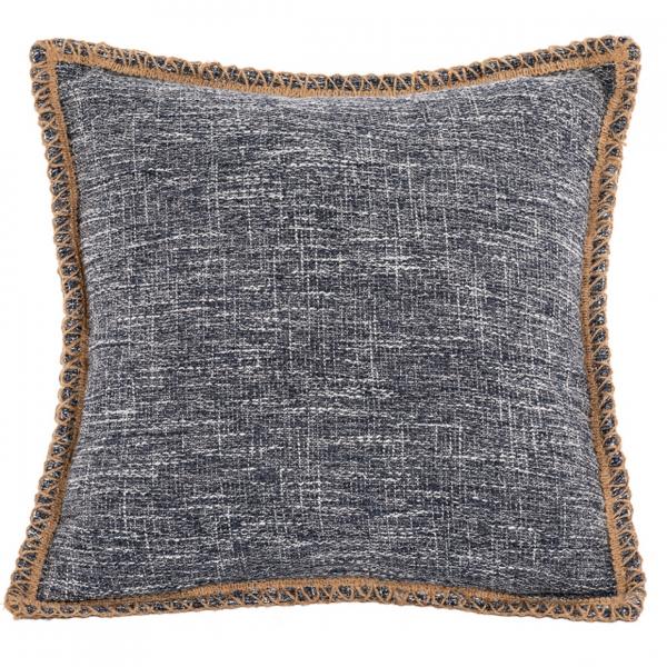 Tiseco kussen Hessian black 45 x 45 cm