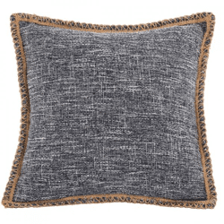 Tiseco kussen Hessian black 45 x 45 cm