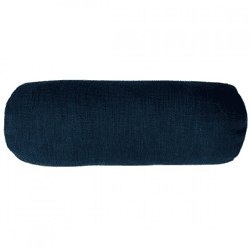 Tiseco Nackenkissen Baumwolle Slub insigna blau 15 x 45 cm