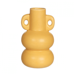 Vase Chubby gelb 18,5 cm
