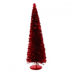 Weihnachtsbaum Sparkle Pailletten rot 50 cm