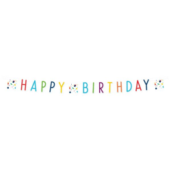Confetti Birthday - Partykette - 180 x 13,8 cm