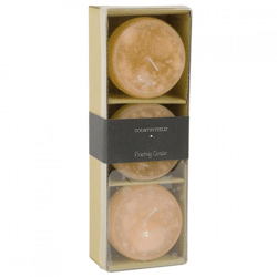 Countryfield Schwimmkerze Bollie Bernstein 7 x 5 cm 3er Set