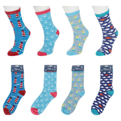 Damen Socken Maritim 4/s