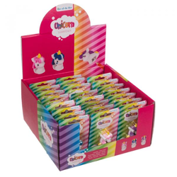 Unicorn sharpener - 3 assorted in display - 4.5 cm