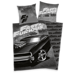 Fast & Furious Bettwäsche - 80 x 80 + 135 x 200 cm