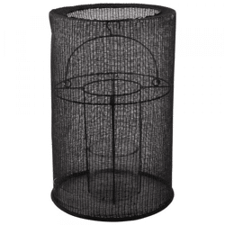 Gusta lantern cotton black 46 cm