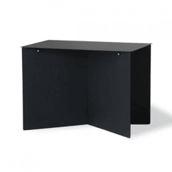 HKliving Beistelltisch rechteckig schwarz 55 cm