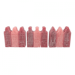 Candle Adam House sweets pink 6 x 16 cm 9 assorted