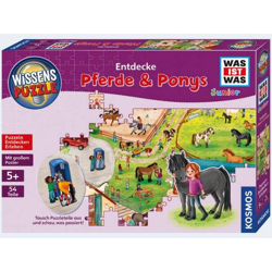 Kosmos 683672 - Wissenspuzzle WAS IST WAS Junior Entdecke Pferde & Ponys