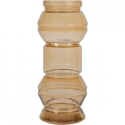 Licht und Wohnen Vase Moki braun 47 cm