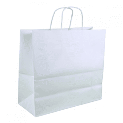 Paper bag white 35 cm set of 100