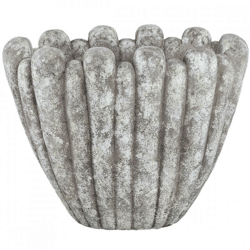PTMD Blumentopf Minter L grau 47 cm