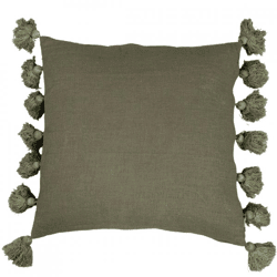 PTMD Kissen Dolly taupe 45 cm